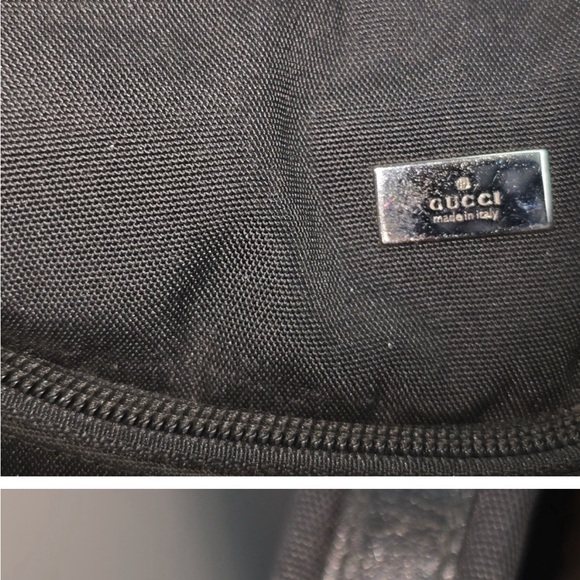 Gucci Black Textured Fabric Accessory - check out all the call- out. - Picture 3 of 8